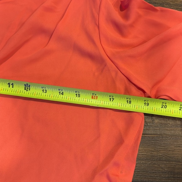 Revolve Krisa NWT One shoulder Tie side Top in Coral. - Picture 8 of 9
